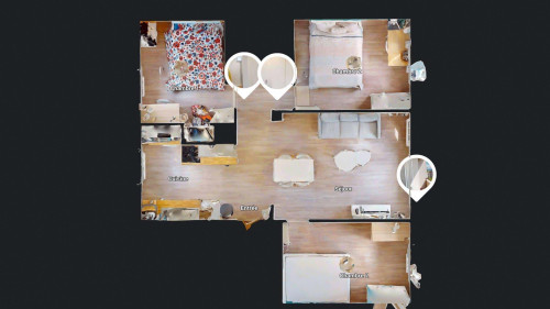 Room in Rue Paul Bourget, Grenoble for 62 m² with 3 bedrooms