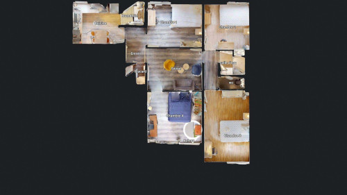 Room in Square des Hautes Chalais, Rennes for 76 m² with 4 bedrooms - Gallery - 13