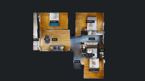 Room in Rue Francis de Pressensé, Villeurbanne for 69 m² with 3 bedrooms - Gallery - 12