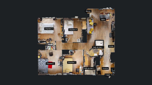Room in Avenue Commandant l'Herminier, Villeurbanne for 78 m² with 4 bedrooms - Gallery - 11