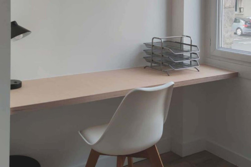 Room in Rue Edmond Bire, Nantes for 220 m² with 9 bedrooms