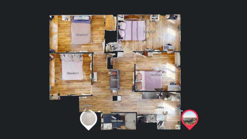 Room in Boulevard de Larramet, Toulouse for 70 m² with 4 bedrooms