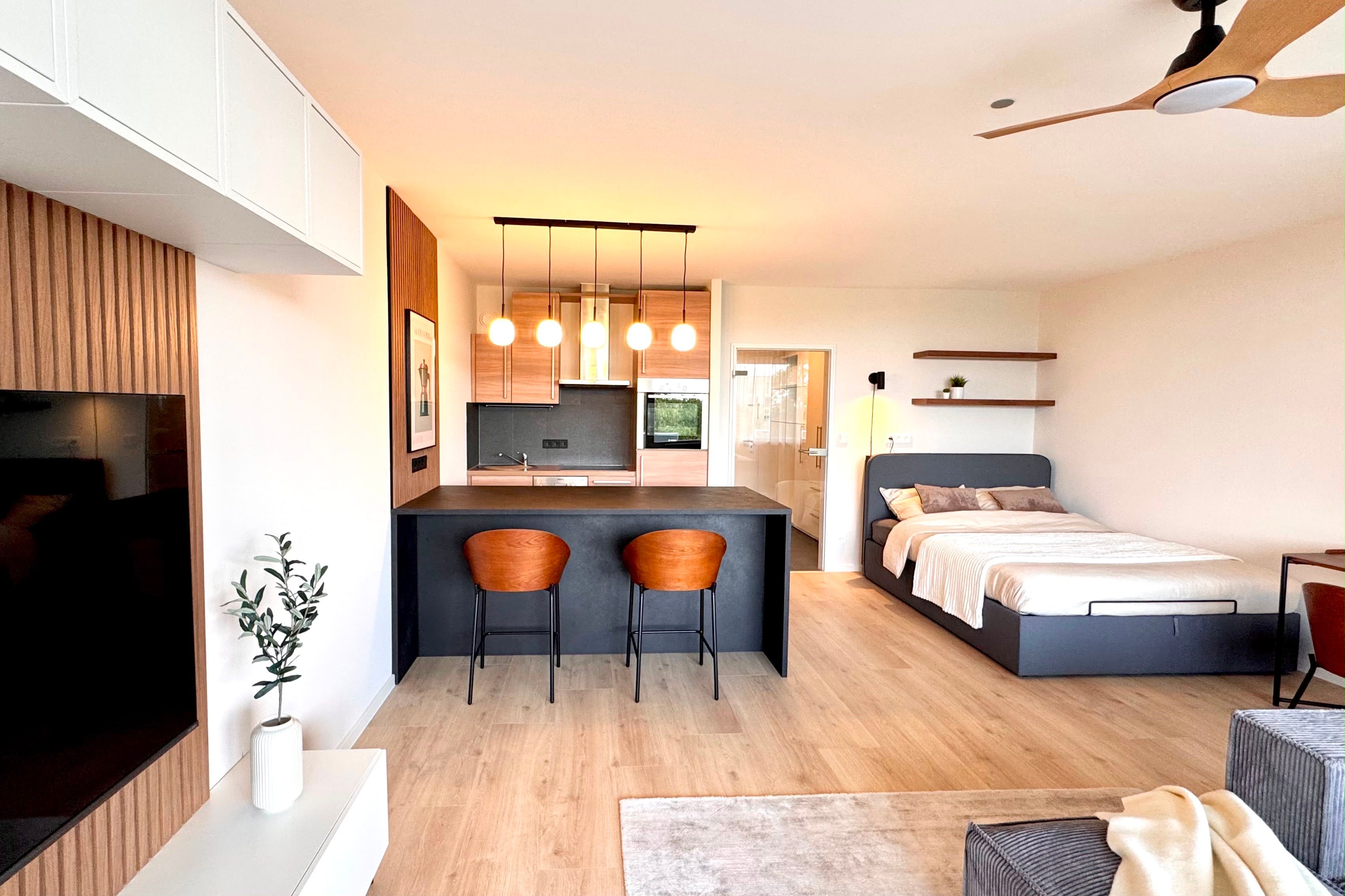 Move In With Just Your Suitcases…Fully Furnished Studio, Incl. Kitchen, Furniture, Electricity, Inte - 14