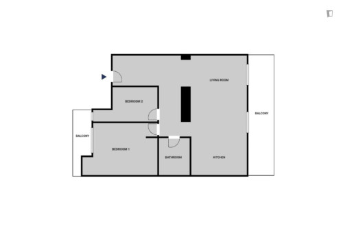 Cozy 2-bedroom flat in Cholargos