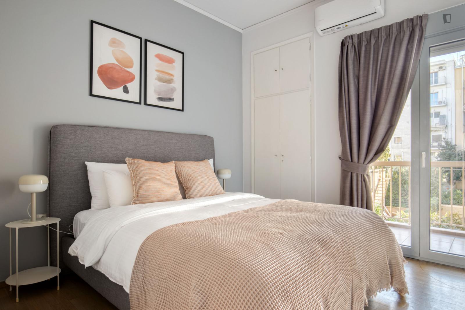 Cozy 2-Bedroom Flat In Cholargos - 1