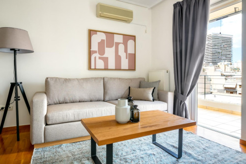 Inviting 1-bedroom flat near the Business College of Athens - Gallery - 5