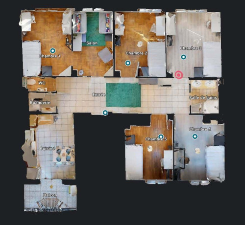 Room in Rue Xavier Privas, Lyon for 92 m² with 5 bedrooms - Gallery - 8