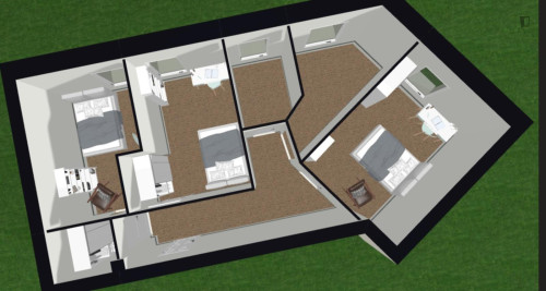 Pleasant double bedroom in Quartiere X Ostiense - Gallery - 7