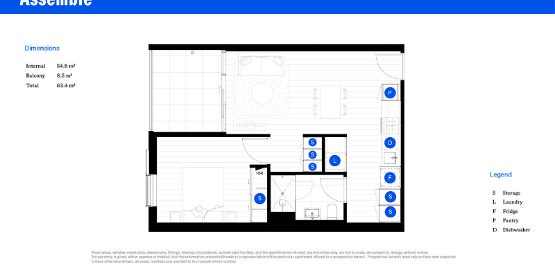 2 Bed 1 Bath - 6