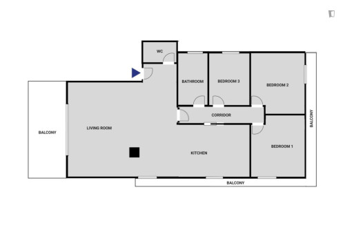 Inviting 3-bedroom flat in Glifada