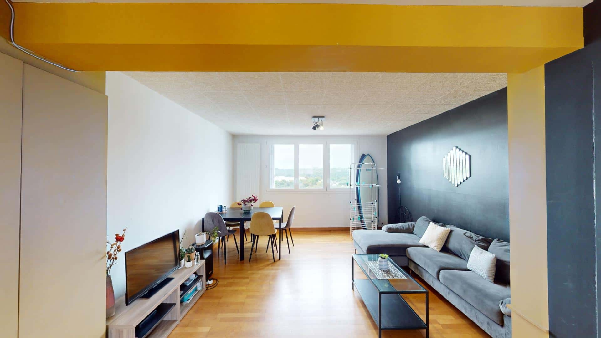 Room In Square Du Poitou, Brest For 96 M² With 4 Bedrooms - 1