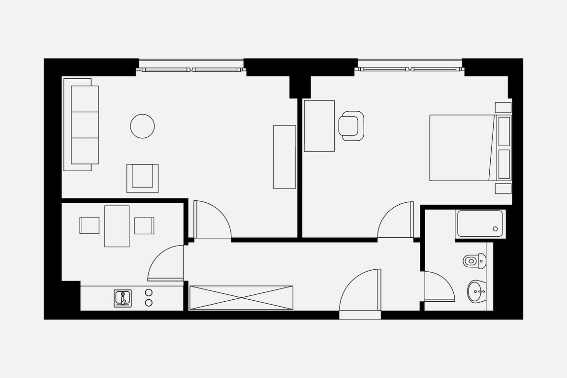 One Bedroom Plus - 2