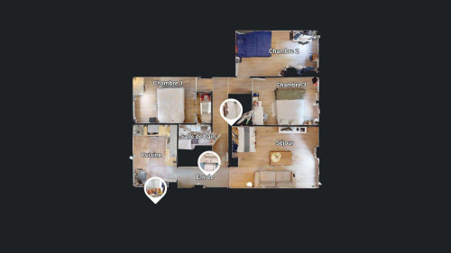 Room in Avenue Washington, Grenoble for 72 m² with 3 bedrooms - Gallery - 13