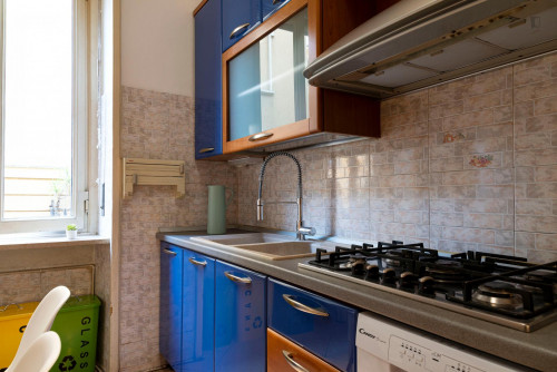Bright double bedroom in a 4-bedroom apartment, near Lima metro station - Gallery - 5