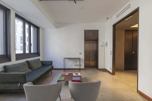 Central Tower S. Babila - Elegante trilocale con rooftop - Gallery - 24
