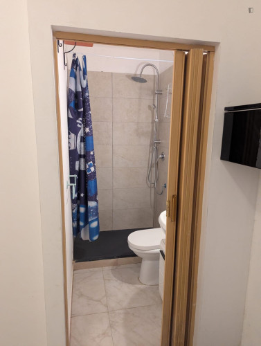Single bedroom, with private bathroom, in 4-bedroom apartment