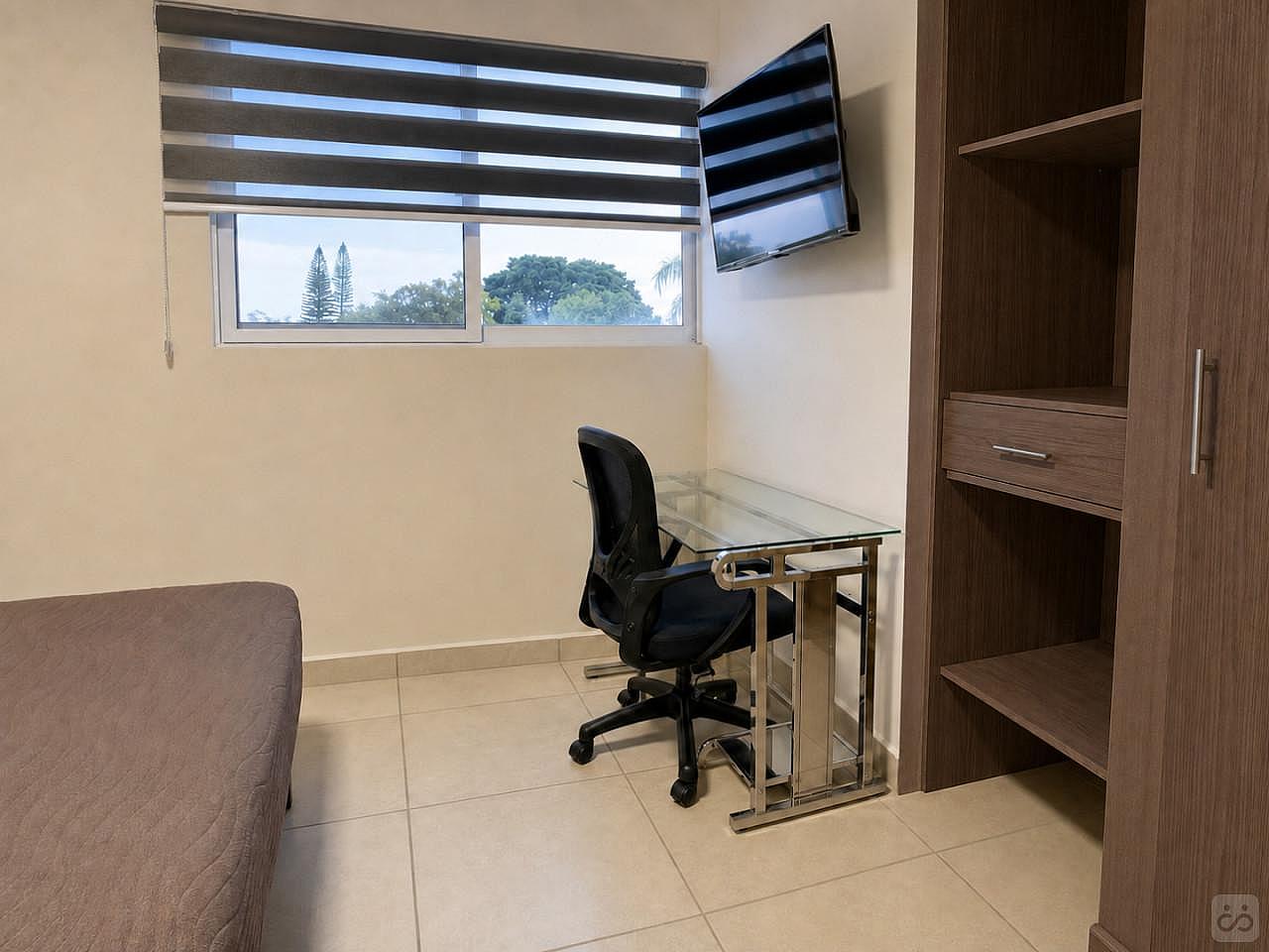 Room With Double Bed, Private Bathroom And Fan - 4