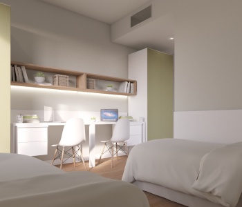  Adapted Double Room  -  Xior Paseo de Gracia  - Gallery -  1