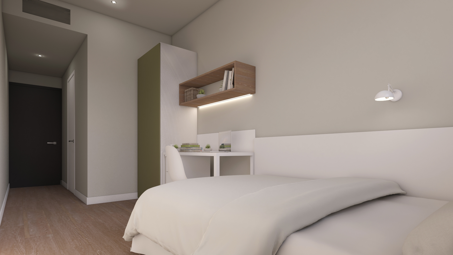 Individual Standard Room (LARGE BED) - Xior Paseo de Gracia - Gallery - 1