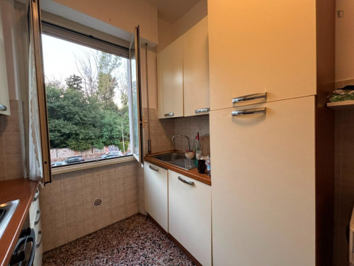 Single Bedroom in a 3-Bedroom Apartment in Rome - Gallery - 12