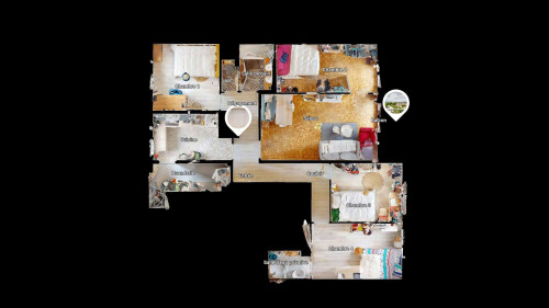 Room in Boulevard Recteur Jean Sarrailh, Pau for 85 m² with 5 bedrooms