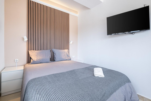 Ample double bedroom near the Alicante train station