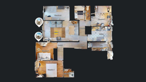 Room in Rue du Pasteur Alphonse Cadier, Pau for 88 m² with 4 bedrooms