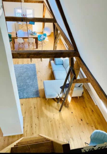 Design City Loft mit Stadtblick