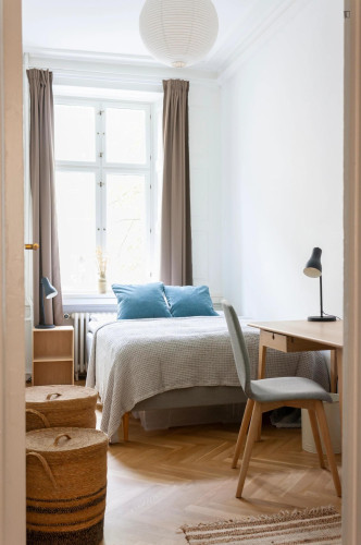 Nice single bedroom in charming shared flat in Klædebo Kvarter