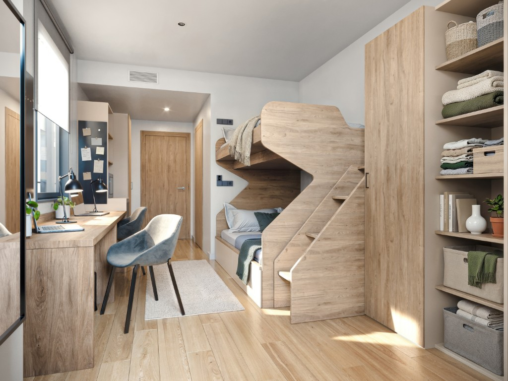 Twin Room With Bunk Beds - State-Funded - 1