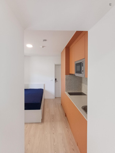 Welcoming studio near the Montarroio bus stop
