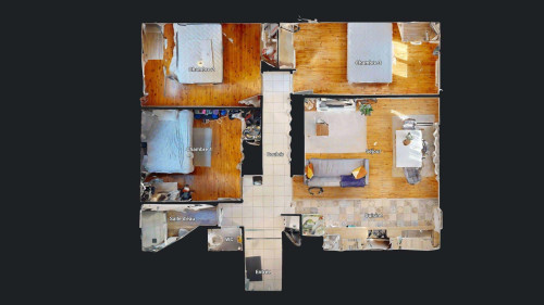 Room in Rue Prosper Mérimée, Grenoble for 70 m² with 3 bedrooms