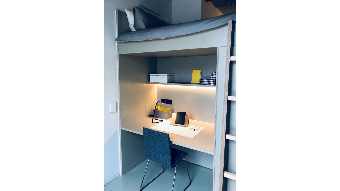 Single Studio Sea View - Xior Diagonal Besòs - Gallery - 1