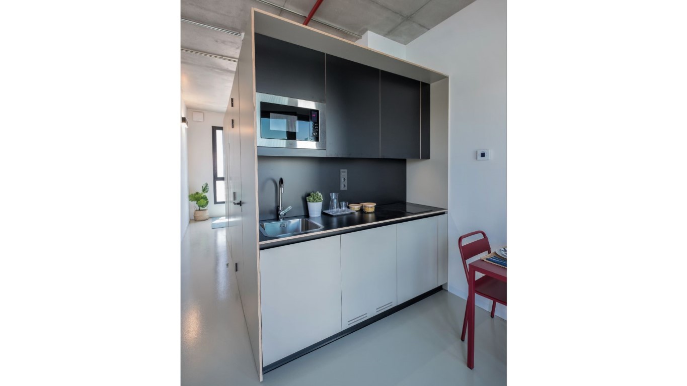 Single Studio Sea View - Xior Diagonal Besòs - Gallery - 3