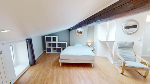 Room in Rue Saint-Vincent de Paul, Clermont-Ferrand for 130 m² with 5 bedrooms