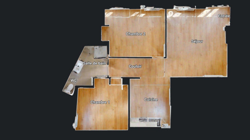 Apartment in Rue Rabelais, Saint-Étienne for 63 m² with 2 bedrooms - Gallery - 14