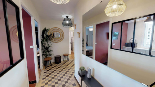 Room in Rue Domer, Lyon for 60 m² with 3 bedrooms
