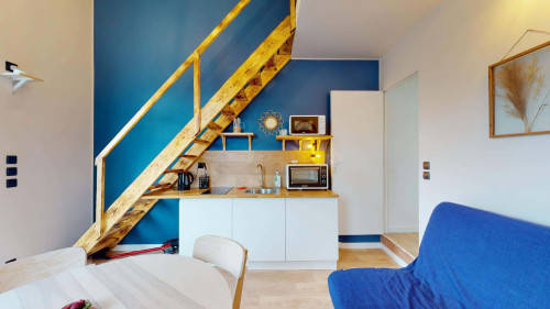 Apartment in Rue Rouget de l'Isle, Le Petit-Quevilly for 25 m²
