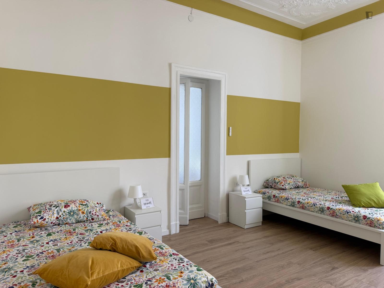 Bed In A Shared Twin Bedroom, In The City Life Neighbourhood - 1