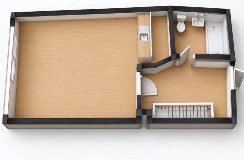 Apartment in Bilker Allee, Düsseldorf for 25 m² - Gallery - 7