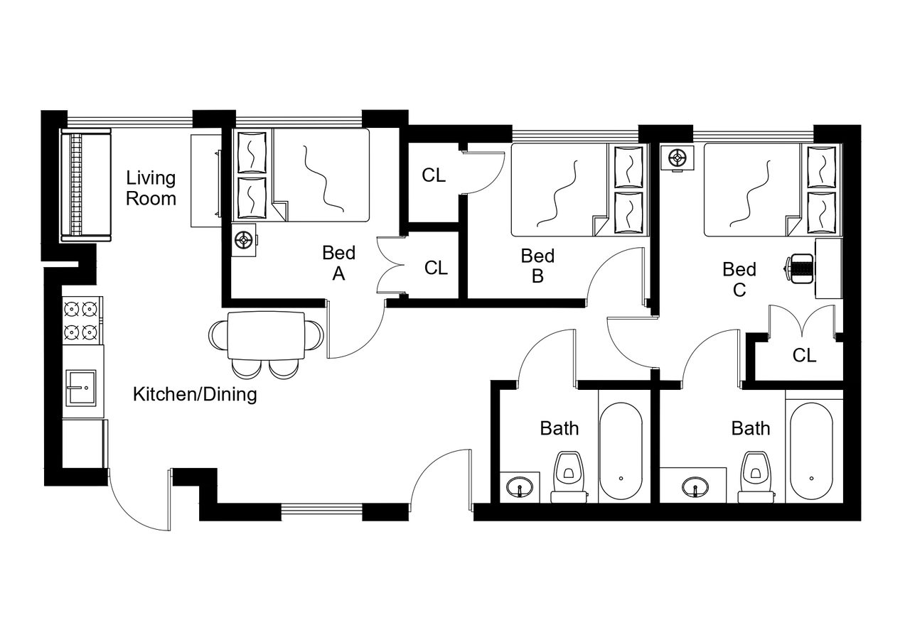 #1918: Dupont Circle - Full Bedroom C W/ Private Bathroom - 15