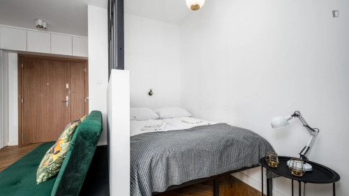 Very cool studio in the Mariensztat area