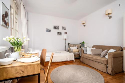 Inviting studio in the Mariensztat area
