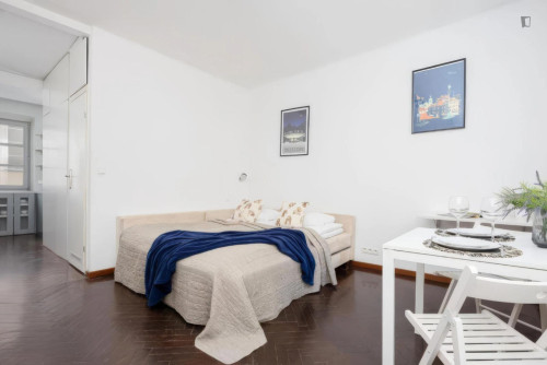 Appealing and big studio in Mariensztat