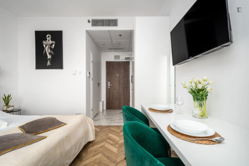 Alluring studio in the Moczydło neighbourhood