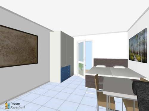 Apartment in Taunusstraße, Kelsterbach for 24 m²