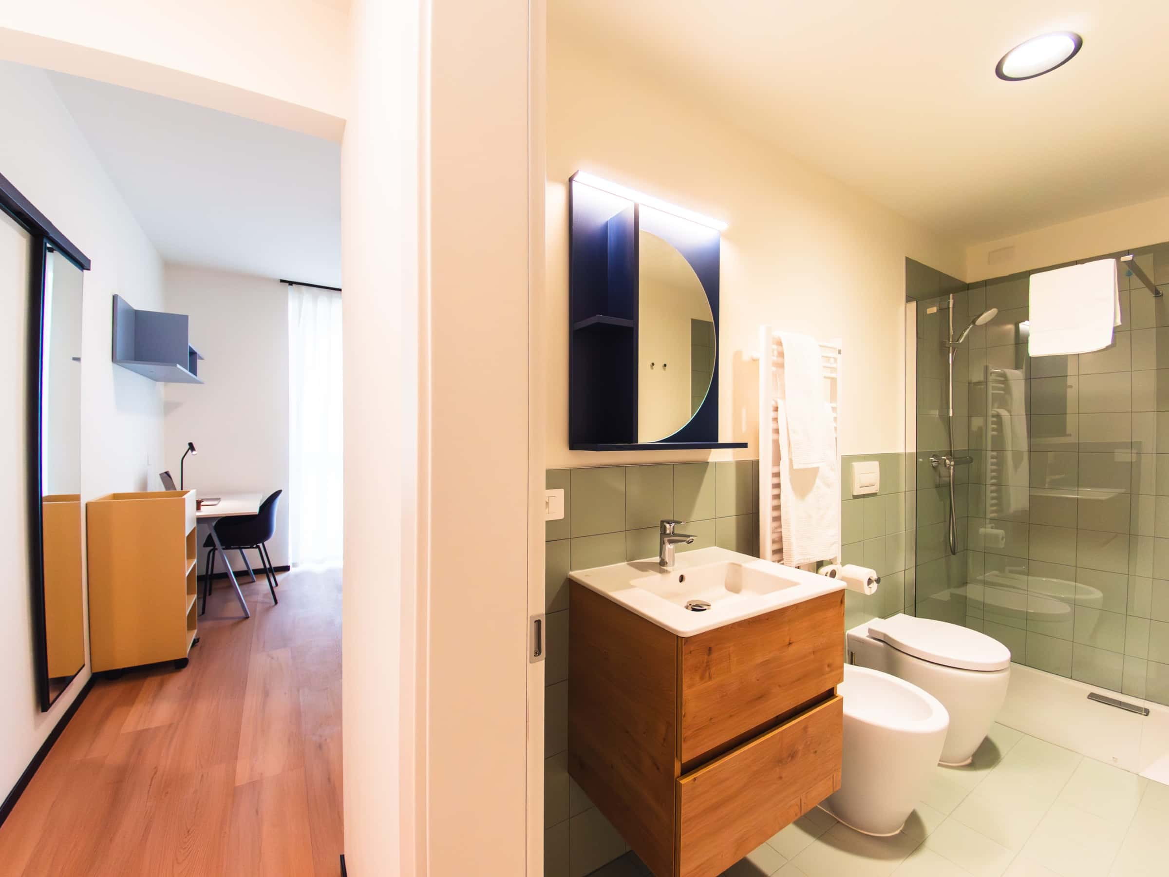 Single Room With Private Bathroom - Coliving, Ortica - 3