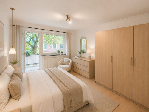 Fantastic apartment in Kiel with a balcony
