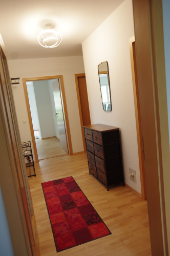 Business Apartment between Frankfurt and Hanau – 5 minutes walk to the train station, approx. 30 minutes to Frankfurt Central Station, own parking space, terrace, home office, ideal for expats, project staff and families - Gallery - 9