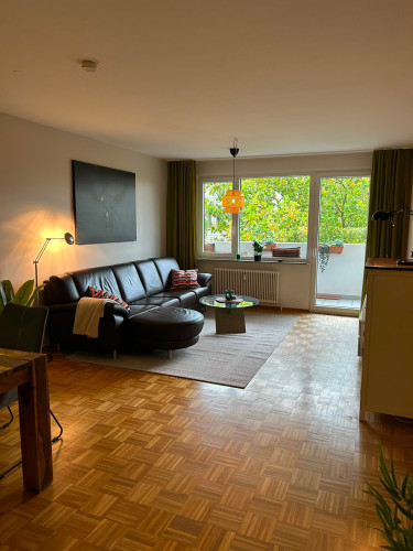 Stylish 1-bedroom apartment with skyline view, loggia & underground parking